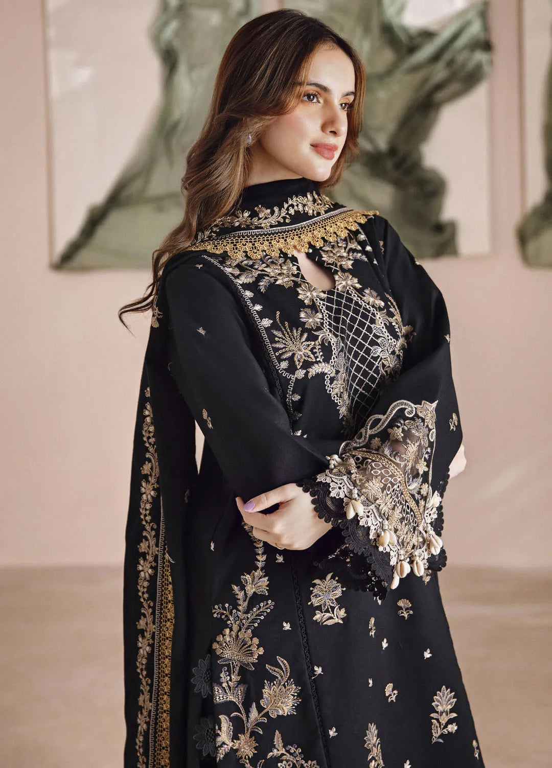 Florent Embroidered Marina Suit Unstitched 3 Piece