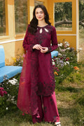 Wine Black Embroidered Straight Suit Set With Designer Dupatta