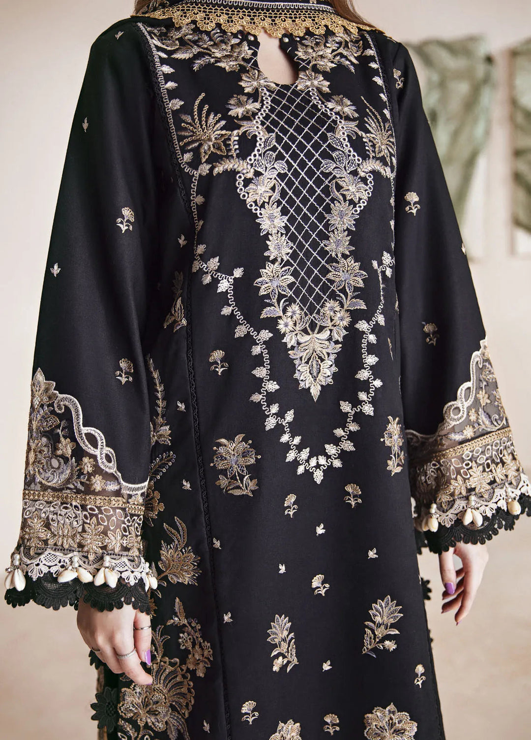 Florent Embroidered Marina Suit Unstitched 3 Piece