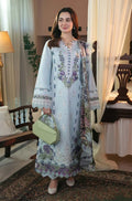 JADE - 3PC Lawn Embroidered Shirt With Chiffon Printed Dupatta And Trouser - SA01060