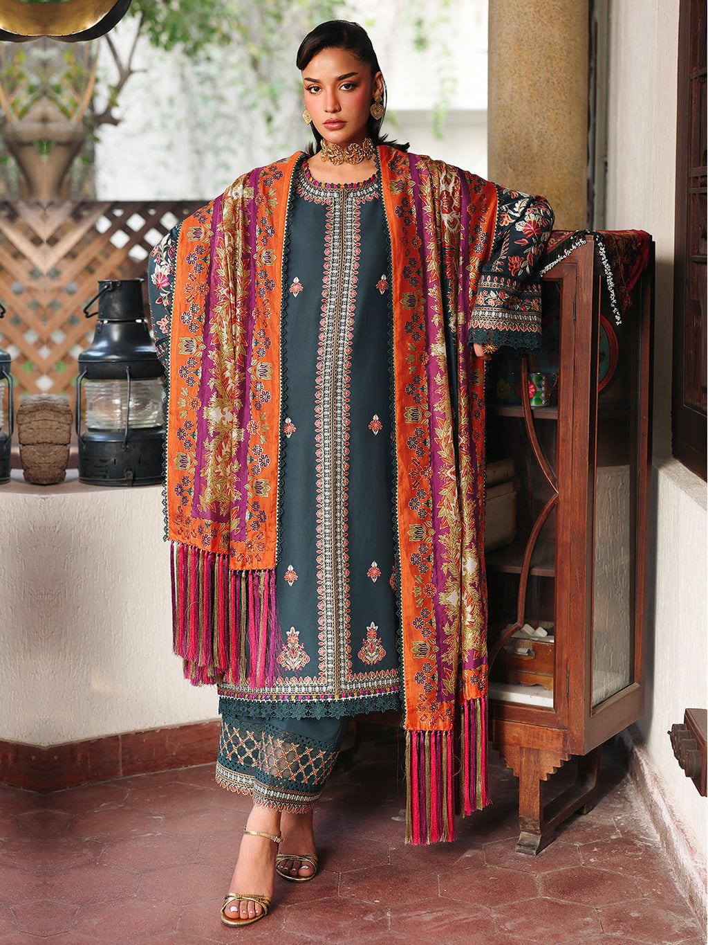 L74-A | 3 PC LAWN STITCHED