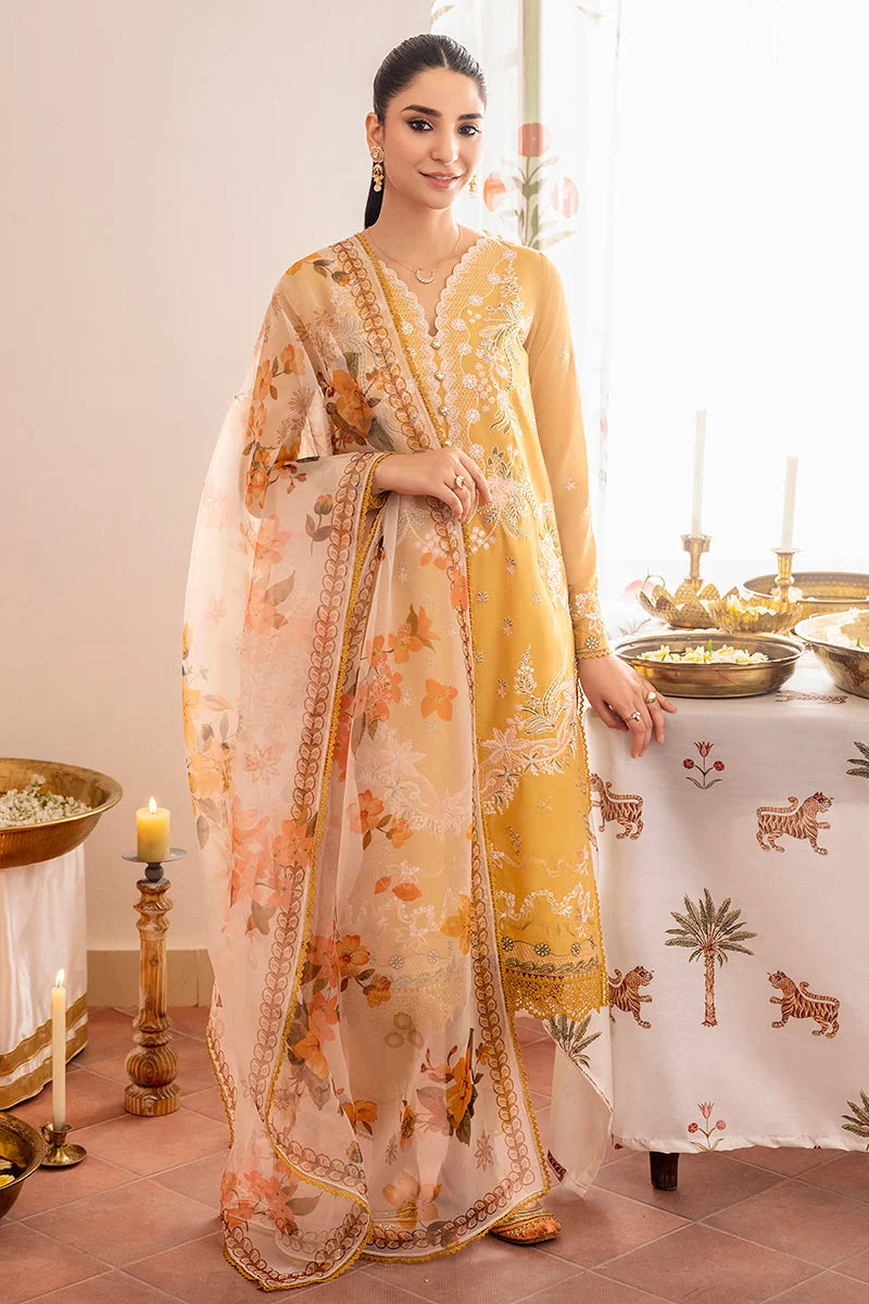 3PCS Cross Stitch Embroidered Lawn Collection