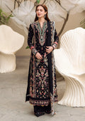 QALAMQAR LAWN FK-15 HANNAH BLACK