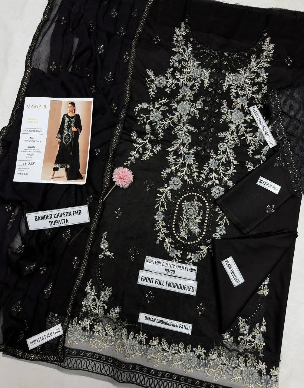 Maria.B. Premium 3pc lawn collection RC558
